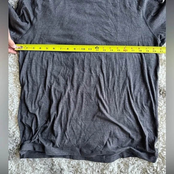 Lululemon Catalyst Short Sleeve Heathered Black - Picture 3 of 4